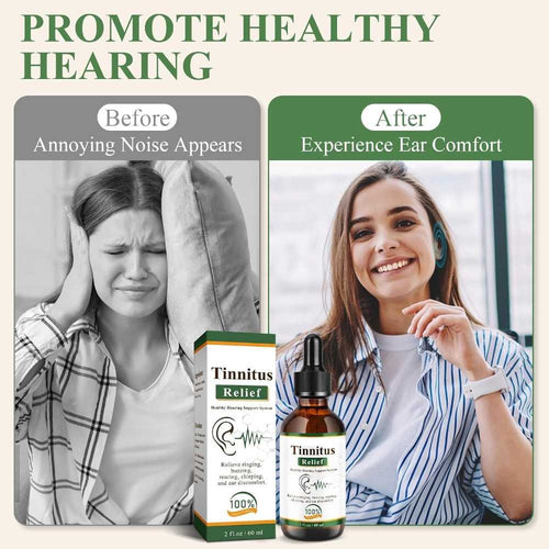Premium Tinnitus Relief Drops | Herbal Ear Care Formula