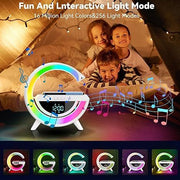 Premium Digital LED Wireless Charger Speaker | Bluetooth Speaker