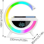 Premium Digital LED Wireless Charger Speaker | Bluetooth Speaker