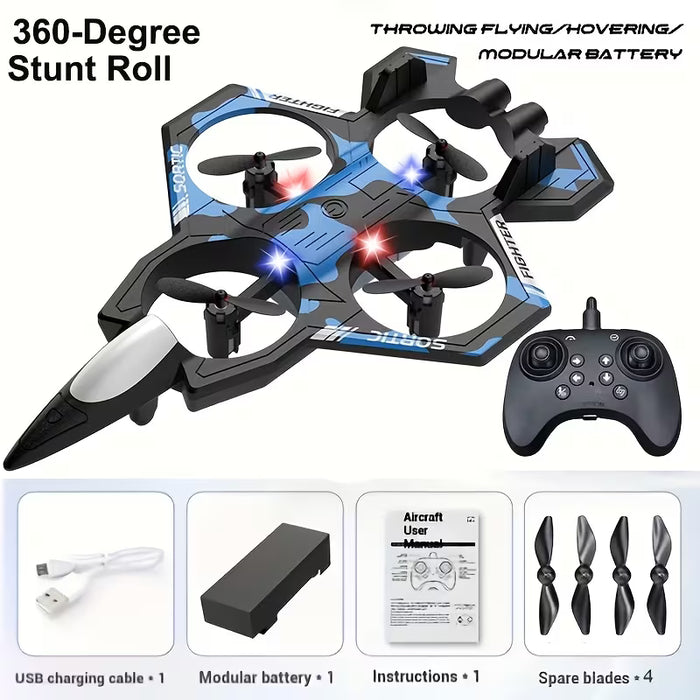 Premium TAK TAK RC Fighter Jet Drone Toy | Remote Control Aircraft