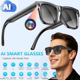 Premium AI Smart Glasses | 8MP Camera & Smart Features