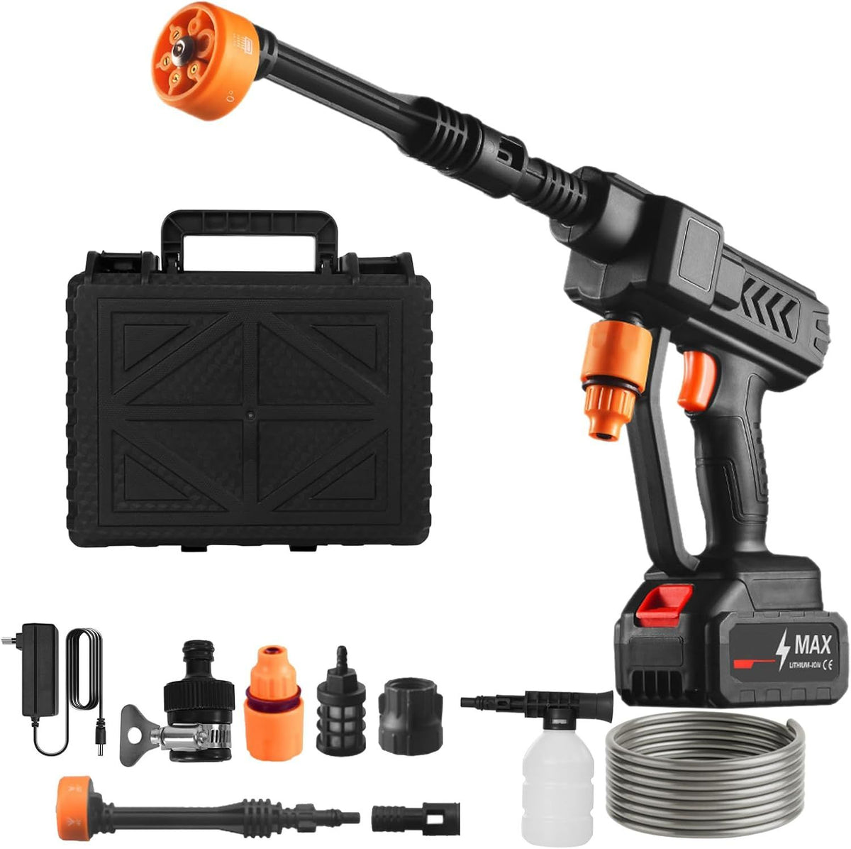 Premium High Pressure Water Cleaning Gun | Powerful Spray Nozzle