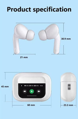 Premium LED Display Wireless Earbuds | Bluetooth Earphones
