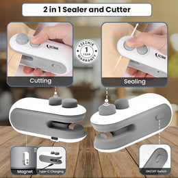 Premium Mini Portable Sealing Machine | Bag Sealer