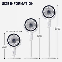 Premium Standing Fan | Quiet Bedroom Cooling Fan