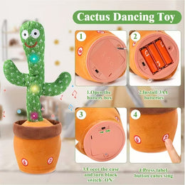 Premium Dancing Cactus Toy | Interactive Talking & Dancing Toy