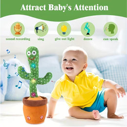 Premium Dancing Cactus Toy | Interactive Talking & Dancing Toy