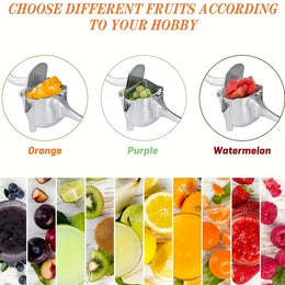 Premium Stainless Steel Lemon & Lime Squeezer | Manual Citrus Juicer