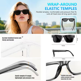 Premium AI Smart Glasses | 8MP Camera & Smart Features