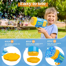 Premium Bubble Gun | Automatic Bubble Blaster Toy