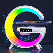 Premium Digital LED Wireless Charger Speaker | Bluetooth Speaker